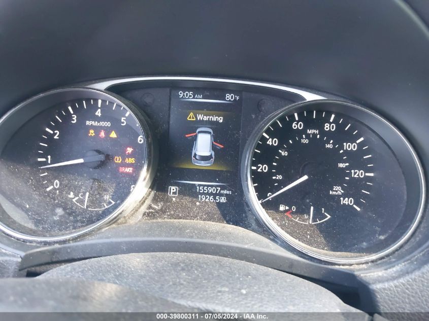 2016 Nissan Rogue S VIN: KNMAT2MT1GP639890 Lot: 39800311