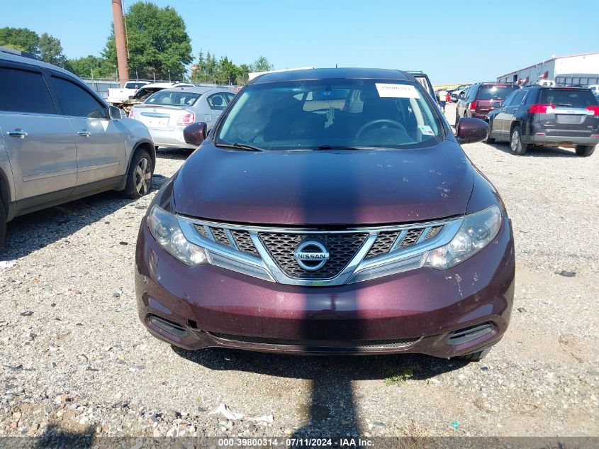 2014 Nissan Murano Le/S/Sl/Sv VIN: JN8AZ1MU4EW404991 Lot: 39800314