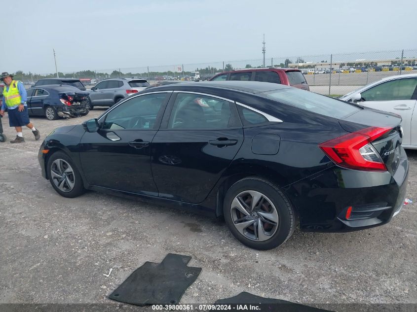 2019 Honda Civic Lx VIN: 2HGFC2F69KH573729 Lot: 39800361