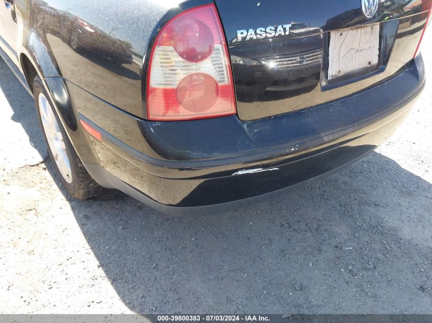 2005 Volkswagen Passat Gls/Gls 1.8T VIN: WVWAD63B55P051064 Lot: 39800383