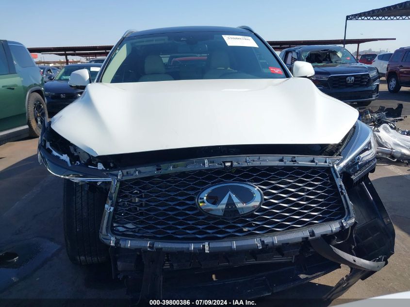 2021 Infiniti Qx50 Sensory VIN: 3PCAJ5CA2MF122949 Lot: 39800386