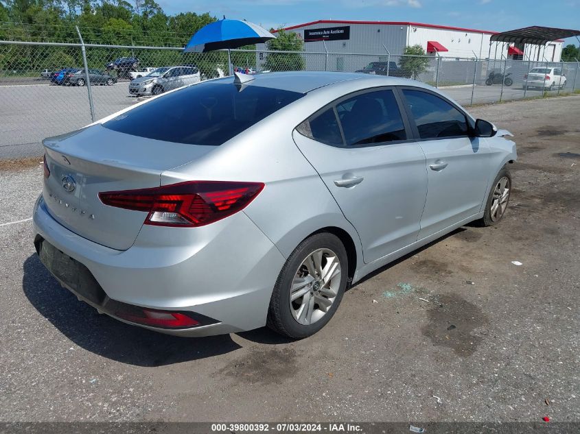 2019 Hyundai Elantra Sel VIN: 5NPD84LF9KH408276 Lot: 39800392