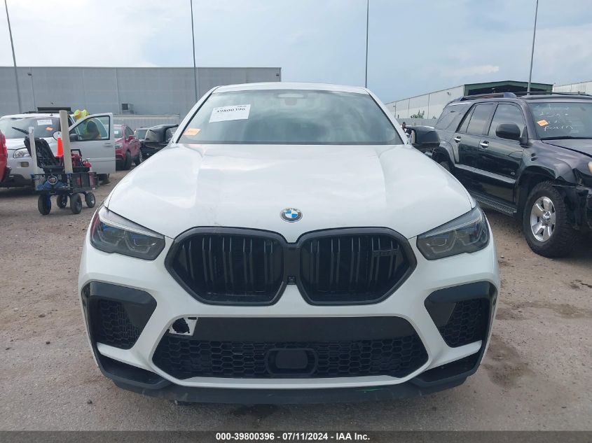 2022 BMW X6 M VIN: 5YMCY0C05N9L70680 Lot: 39800396