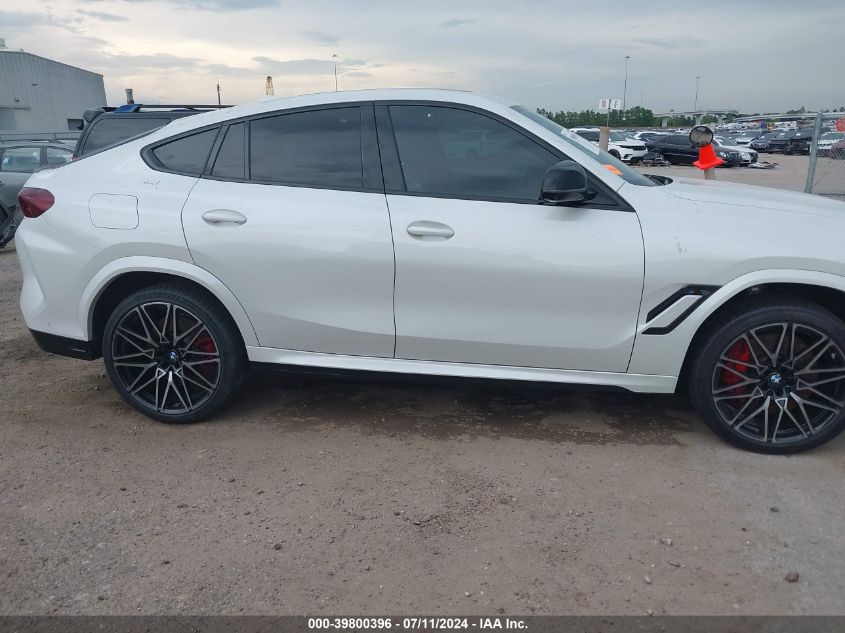 2022 BMW X6 M VIN: 5YMCY0C05N9L70680 Lot: 39800396