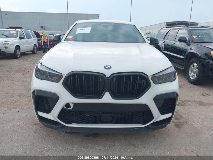 2022 BMW X6 M VIN: 5YMCY0C05N9L70680 Lot: 39800396