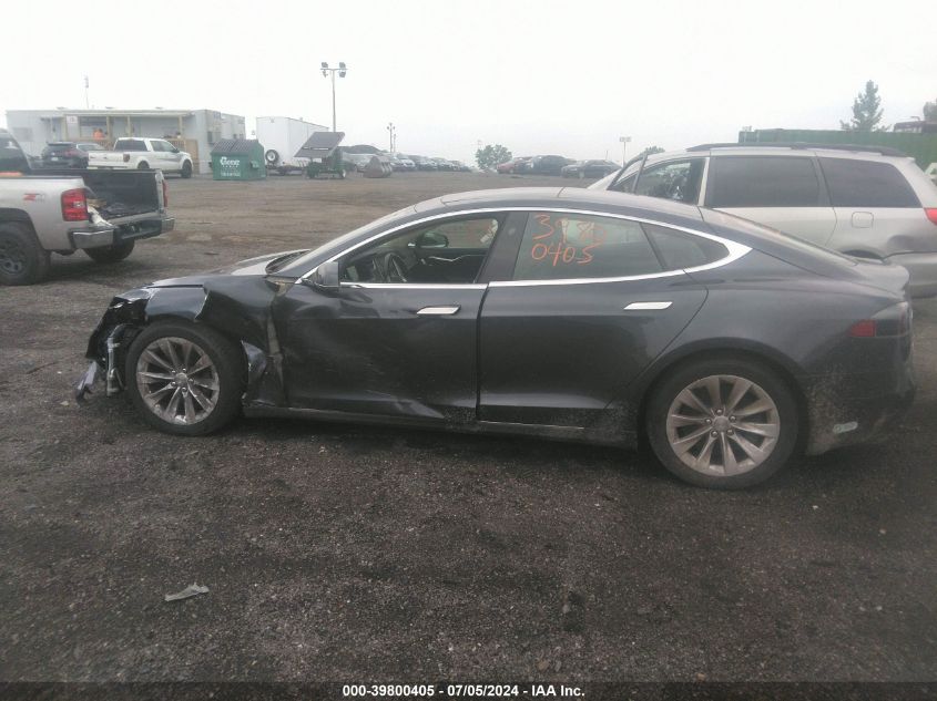 2017 Tesla Model S 100D/60D/75D/90D/P100D VIN: 5YJSA1E21HF186599 Lot: 39800405