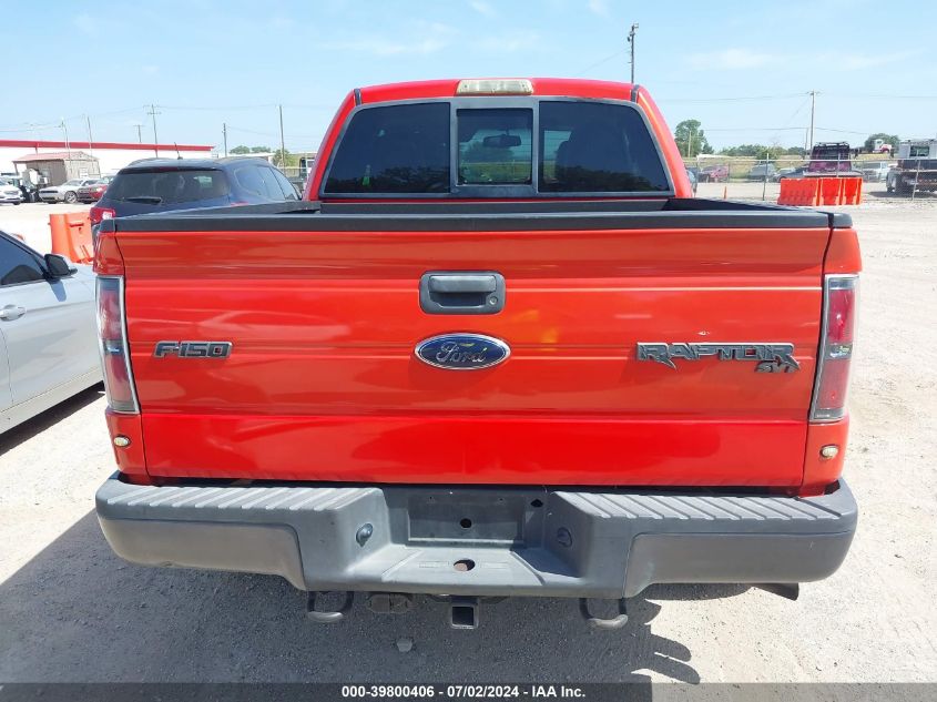 2010 Ford F-150 Svt Raptor VIN: 1FTEX1EV4AFB06610 Lot: 39800406