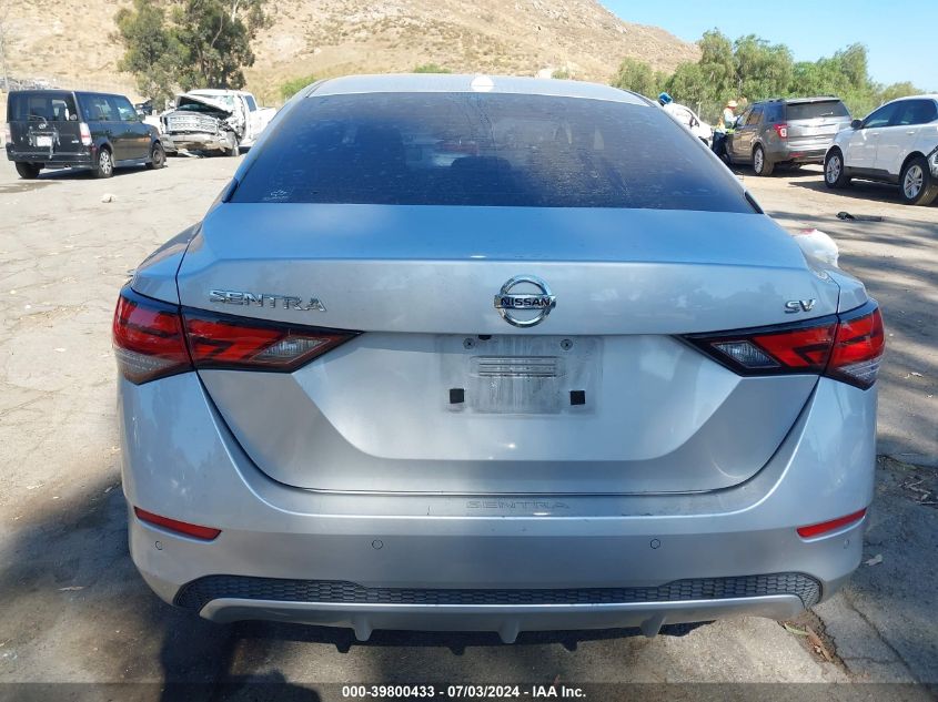 2020 Nissan Sentra Sv Xtronic Cvt VIN: 3N1AB8CV5LY309125 Lot: 39800433