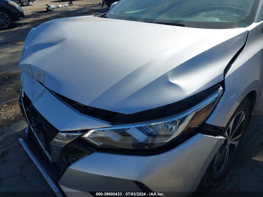 2020 Nissan Sentra Sv Xtronic Cvt VIN: 3N1AB8CV5LY309125 Lot: 39800433