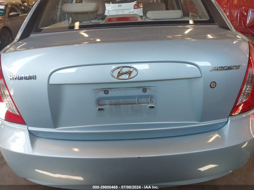 2009 Hyundai Accent Gls VIN: KMHCN46C89U284356 Lot: 39800468