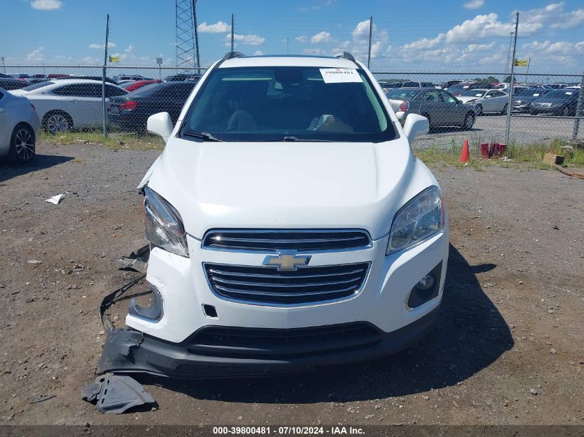 2015 Chevrolet Trax Ltz VIN: KL7CJNSB4FB055275 Lot: 39800481