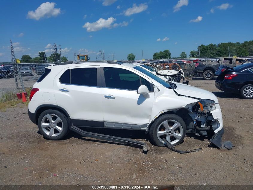 2015 Chevrolet Trax Ltz VIN: KL7CJNSB4FB055275 Lot: 39800481
