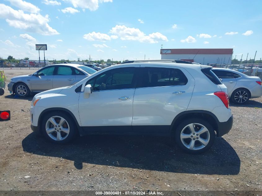 2015 Chevrolet Trax Ltz VIN: KL7CJNSB4FB055275 Lot: 39800481