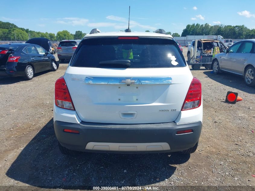 2015 Chevrolet Trax Ltz VIN: KL7CJNSB4FB055275 Lot: 39800481