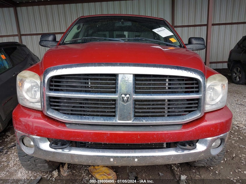 2008 Dodge Ram 2500 Sxt/Slt VIN: 3D7KS29A78G142515 Lot: 39800495