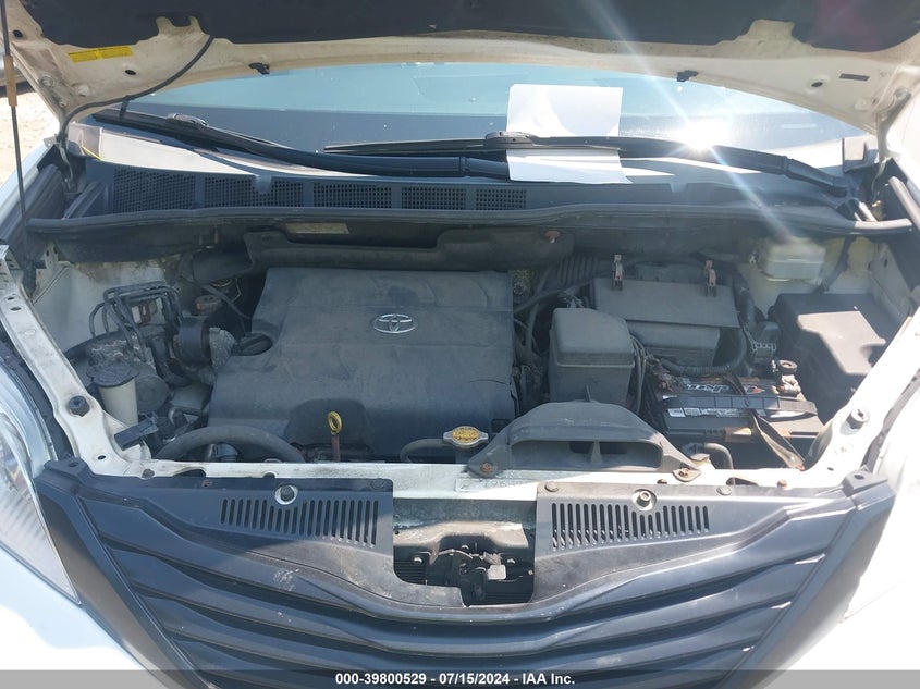 2015 Toyota Sienna L 7 Passenger VIN: 5TDZK3DC2FS635587 Lot: 39800529