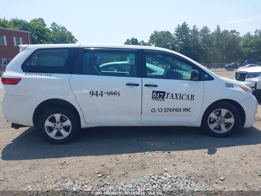 2015 Toyota Sienna L 7 Passenger VIN: 5TDZK3DC2FS635587 Lot: 39800529