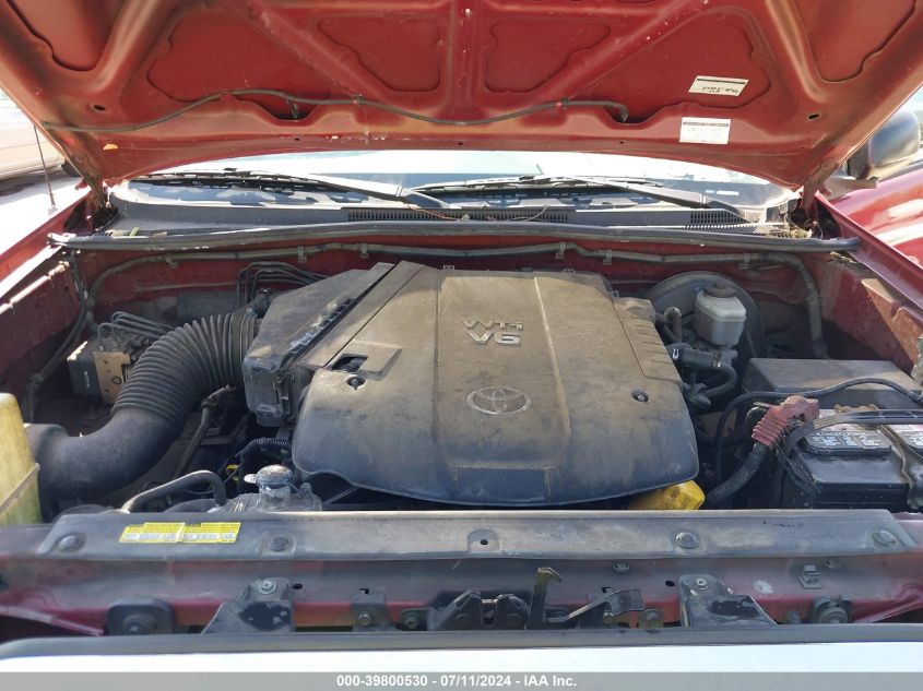 2007 Toyota Tacoma Prerunner V6 VIN: 5TEJU62N67Z439332 Lot: 39800530