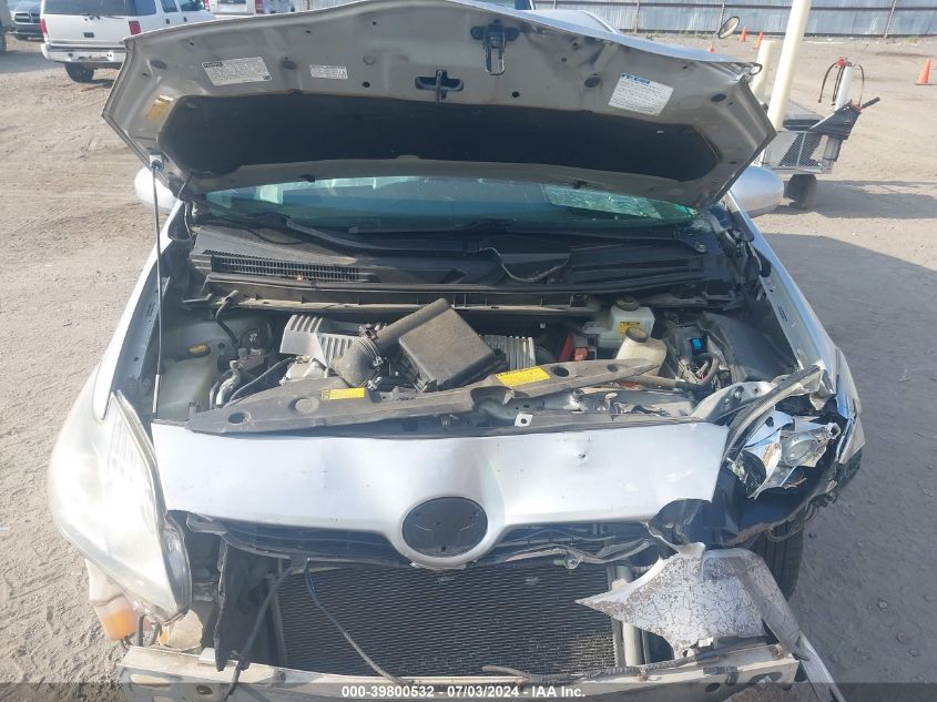 2011 Toyota Prius VIN: JTDKN3DU4B0262101 Lot: 39800532