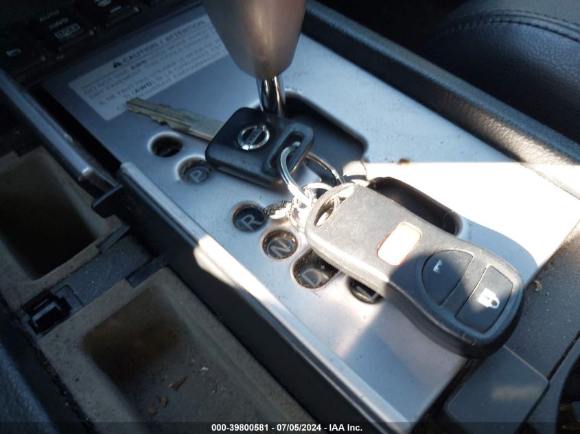 2004 Nissan Murano Sl VIN: JN8AZ08W44W343212 Lot: 39800581