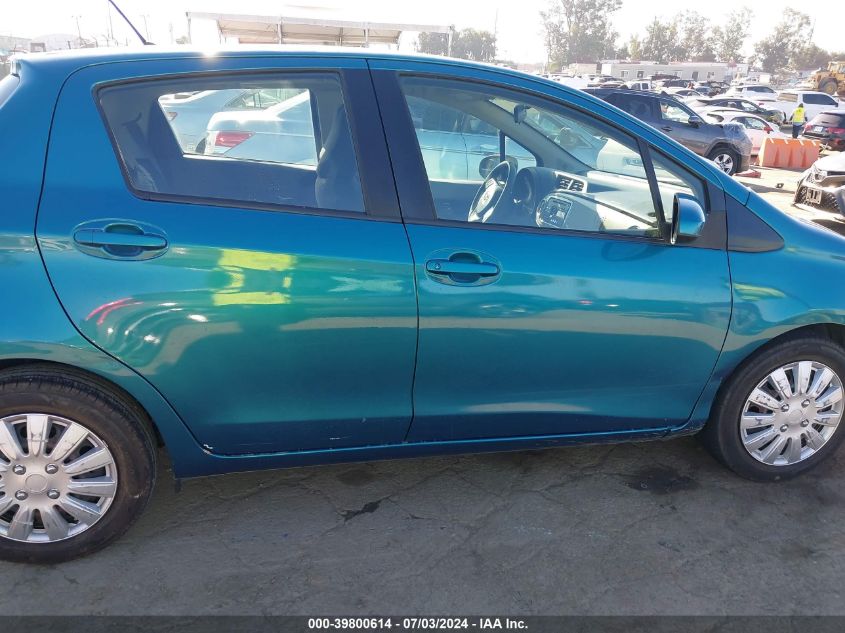 2012 Toyota Yaris VIN: JTDKTUD33CD512490 Lot: 39800614