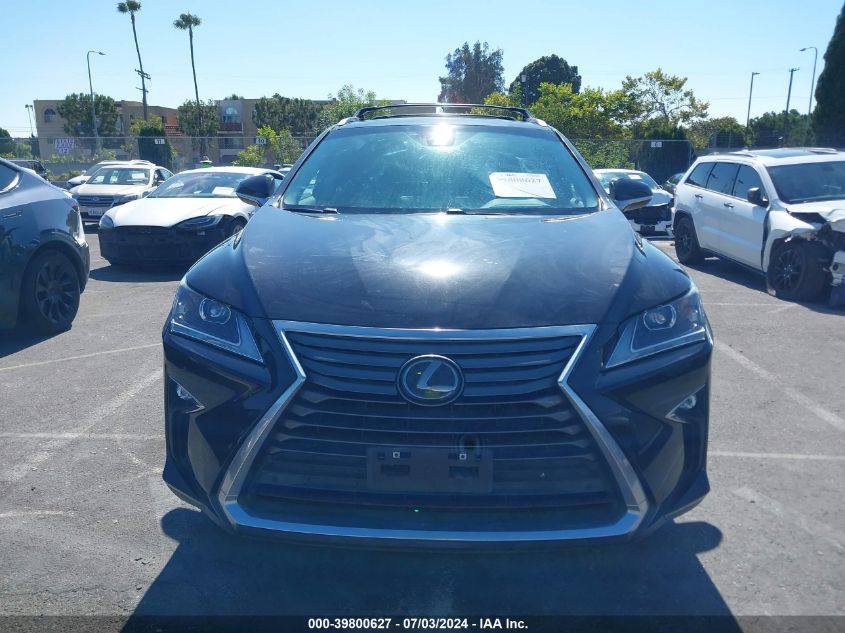 2017 Lexus Rx 350 VIN: 2T2ZZMCAXHC051821 Lot: 39800627