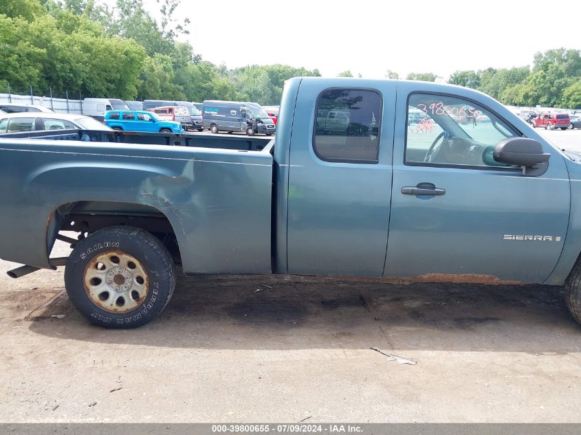 2008 GMC Sierra 1500 Work Truck VIN: 1GTEC19X68Z239580 Lot: 39800655