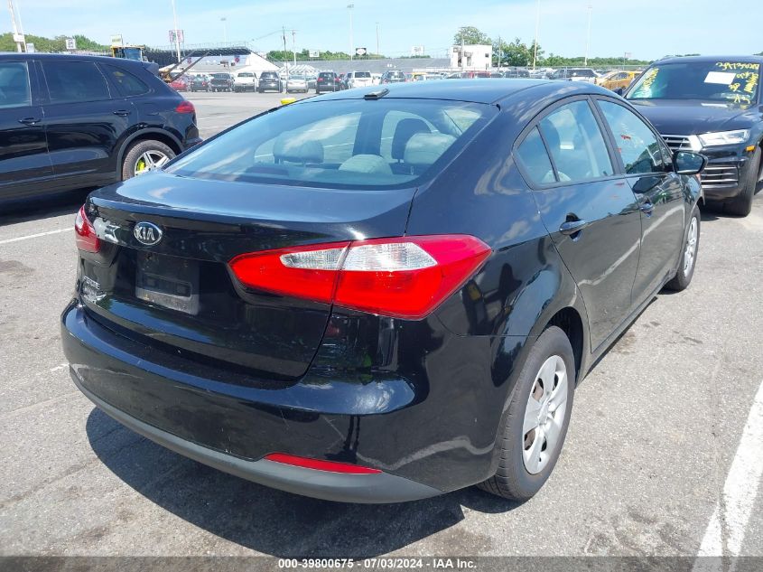 2016 Kia Forte Lx VIN: KNAFK4A60G5530994 Lot: 39800675