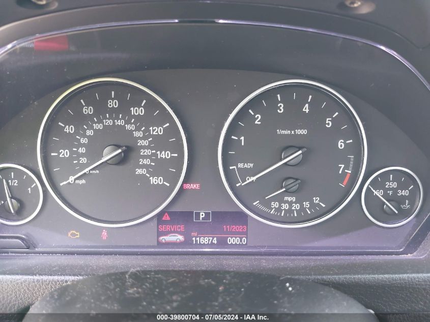 2015 BMW 320I VIN: WBA3B1C58FP681297 Lot: 39800704