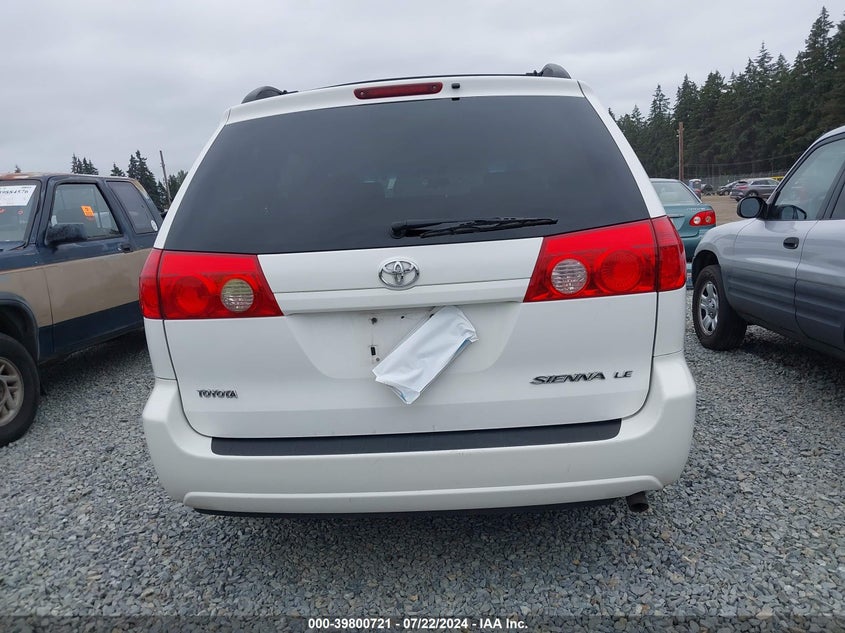 2006 Toyota Sienna Le VIN: 5TDZA23C16S446654 Lot: 39800721