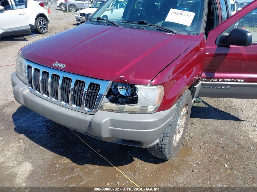 2002 Jeep Grand Cherokee Laredo VIN: 1J4GX48S92C301868 Lot: 39800732