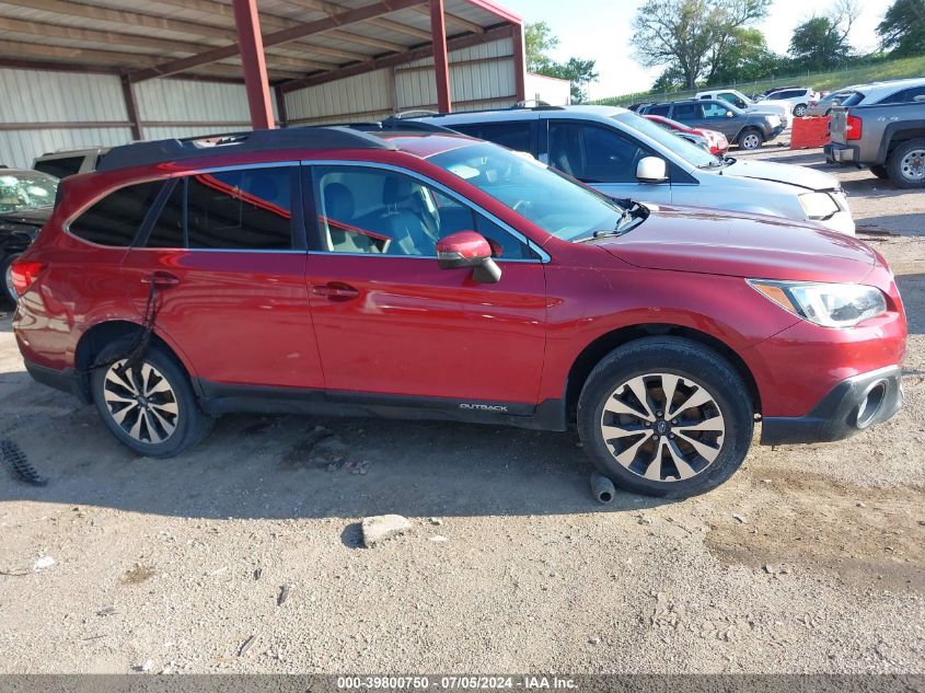 2017 Subaru Outback 3.6R Limited VIN: 4S4BSENC4H3271412 Lot: 39800750