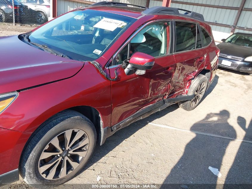 2017 Subaru Outback 3.6R Limited VIN: 4S4BSENC4H3271412 Lot: 39800750