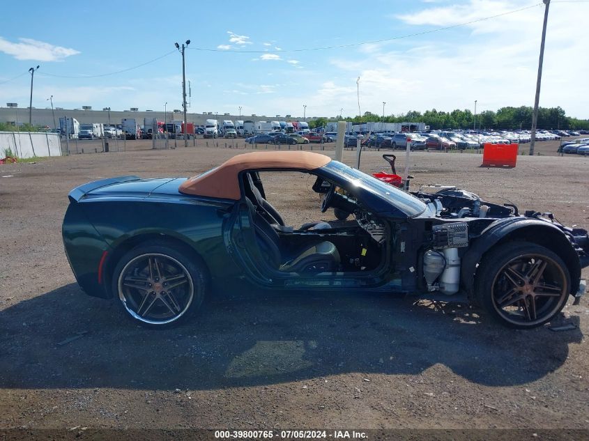 2014 Chevrolet Corvette Stingray Z51 VIN: 1G1YM3D70E5400448 Lot: 39800765