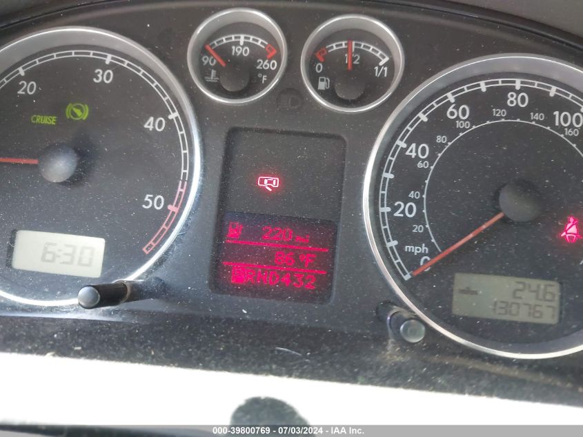 2005 Volkswagen Passat Gls Tdi VIN: WVWAE63B15E082031 Lot: 39800769