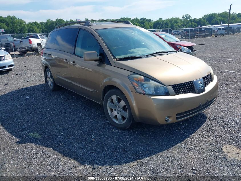 5N1BV28U34N345606 2004 Nissan Quest 3.5 Se