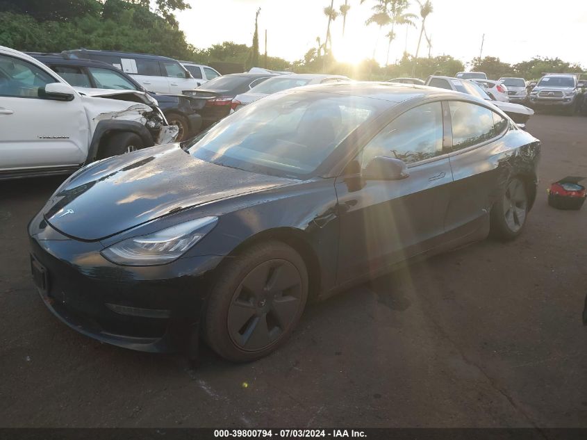 5YJ3E1EA3MF851366 2021 TESLA MODEL 3 - Image 2