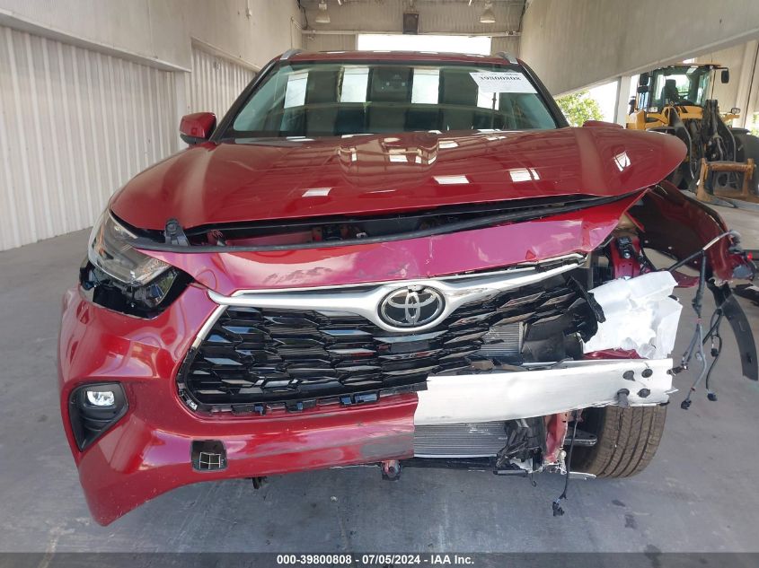 2023 Toyota Highlander Xle VIN: 5TDKDRAH2PS523601 Lot: 39800808