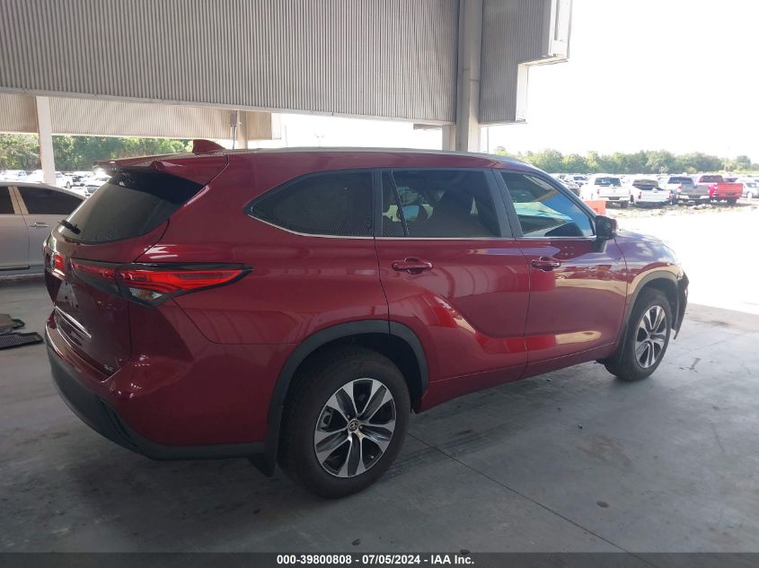 2023 Toyota Highlander Xle VIN: 5TDKDRAH2PS523601 Lot: 39800808