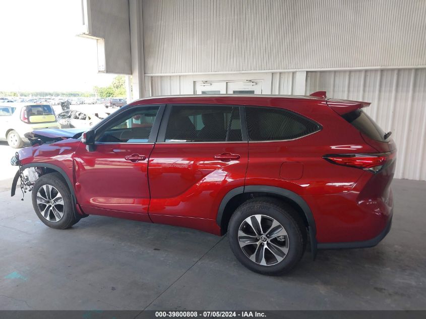 2023 Toyota Highlander Xle VIN: 5TDKDRAH2PS523601 Lot: 39800808