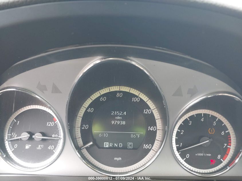 2010 Mercedes-Benz C-Class 300 4Matic VIN: WDDGF8BB3AR122669 Lot: 39800812