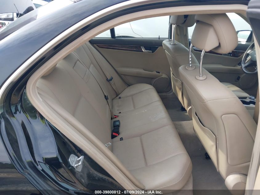 2010 Mercedes-Benz C-Class 300 4Matic VIN: WDDGF8BB3AR122669 Lot: 39800812