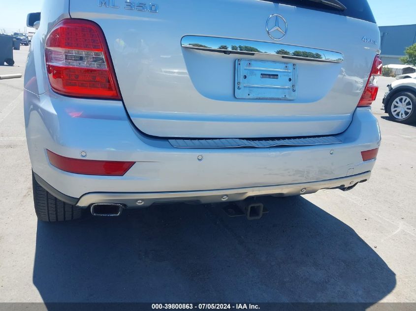 2011 Mercedes-Benz Ml 350 4Matic VIN: 4JGBB8GB5BA717575 Lot: 39800863