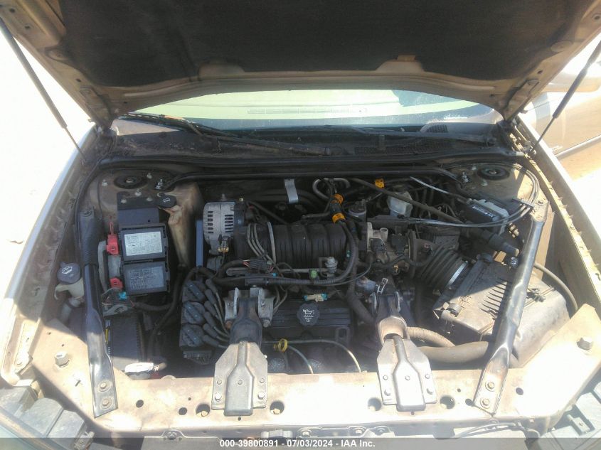 2003 Chevrolet Impala Ls VIN: 2G1WH52K739311622 Lot: 39800891