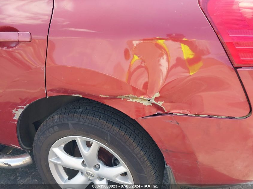 2008 Nissan Rogue Sl VIN: JN8AS58V78W118071 Lot: 39800923