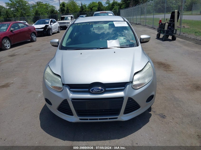 2014 Ford Focus Se VIN: 1FADP3F22EL458514 Lot: 39800936