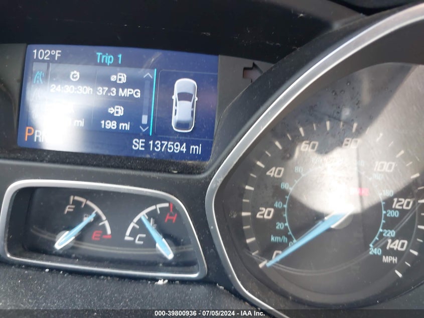 2014 Ford Focus Se VIN: 1FADP3F22EL458514 Lot: 39800936