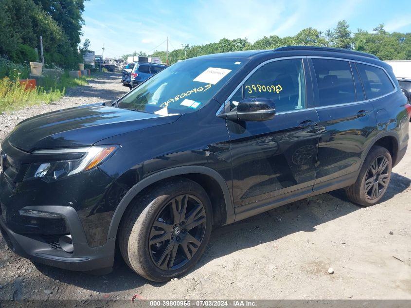 2022 Honda Pilot Awd Special Edition VIN: 5FNYF6H22NB040969 Lot: 39800965