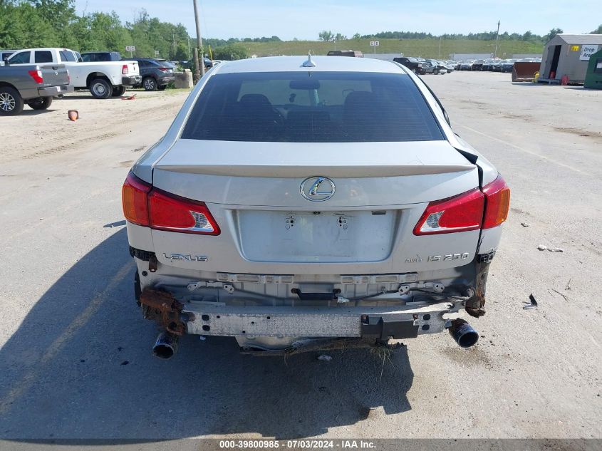 2010 Lexus Is 250 VIN: JTHCF5C28A5036561 Lot: 39800985