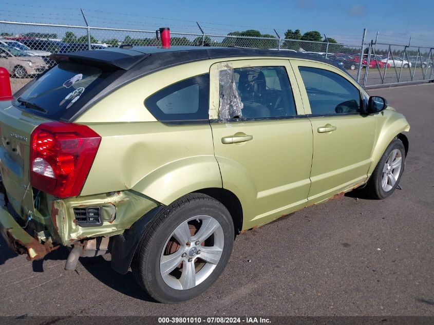 2010 Dodge Caliber Sxt VIN: 1B3CB4HA5AD592261 Lot: 39801010